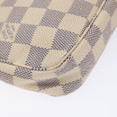 LOUIS VUITTON Damier Azur Pochette Accessoires Pouch N51986 LV Auth 138756-15