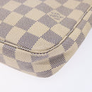 LOUIS VUITTON Damier Azur Pochette Accessoires Pouch N51986 LV Auth 138756-16