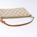 LOUIS VUITTON Damier Azur Pochette Accessoires Pouch N51986 LV Auth 138756-7