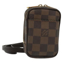 LOUIS VUITTON Damier Ebene Etui Okapi PM Pouch N61738 LV Auth 138757-1
