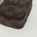 LOUIS VUITTON Damier Ebene Etui Okapi PM Pouch N61738 LV Auth 138757-9