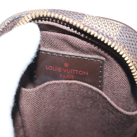 LOUIS VUITTON Damier Ebene Etui Okapi PM Pouch N61738 LV Auth 138757