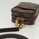 LOUIS VUITTON Damier Ebene Etui Okapi PM Pouch N61738 LV Auth 138757-6