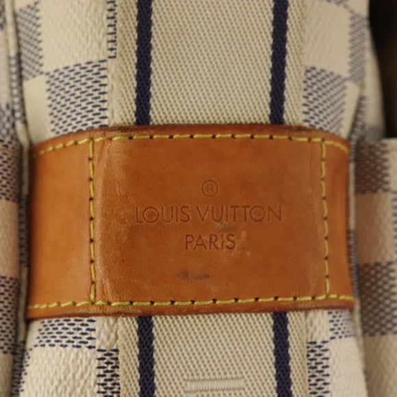 LOUIS VUITTON Damier Azur Naviglio Shoulder Bag N51189 LV Auth 138759