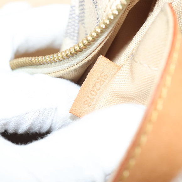 LOUIS VUITTON Damier Azur Naviglio Shoulder Bag N51189 LV Auth 138759