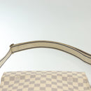 LOUIS VUITTON Damier Azur Naviglio Shoulder Bag N51189 LV Auth 138759-14