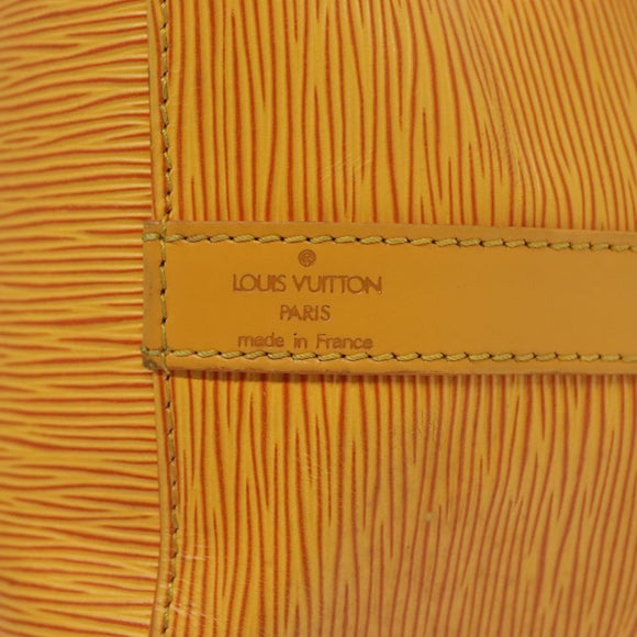 LOUIS VUITTON Epi Petit Noe Shoulder Bag Yellow M44109 LV Auth 138760