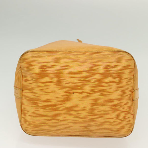 LOUIS VUITTON Epi Petit Noe Shoulder Bag Yellow M44109 LV Auth 138760