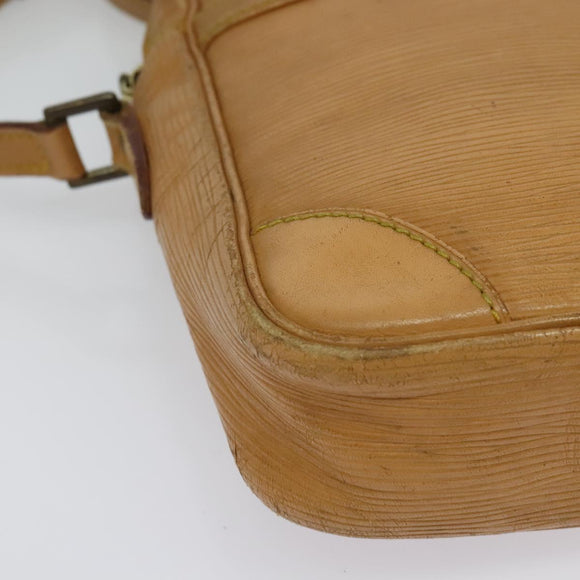 LOUIS VUITTON Epi Danube Shoulder Bag Beige M11910 LV Auth 138762