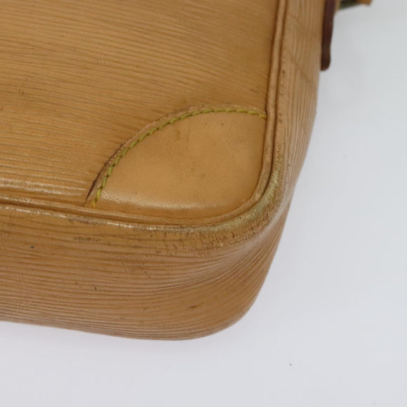 LOUIS VUITTON Epi Danube Shoulder Bag Beige M11910 LV Auth 138762
