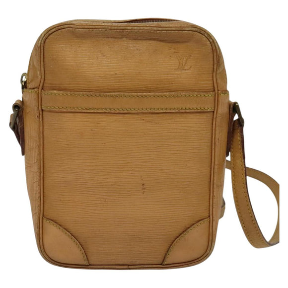 LOUIS VUITTON Epi Danube Shoulder Bag Beige M11910 LV Auth 138762