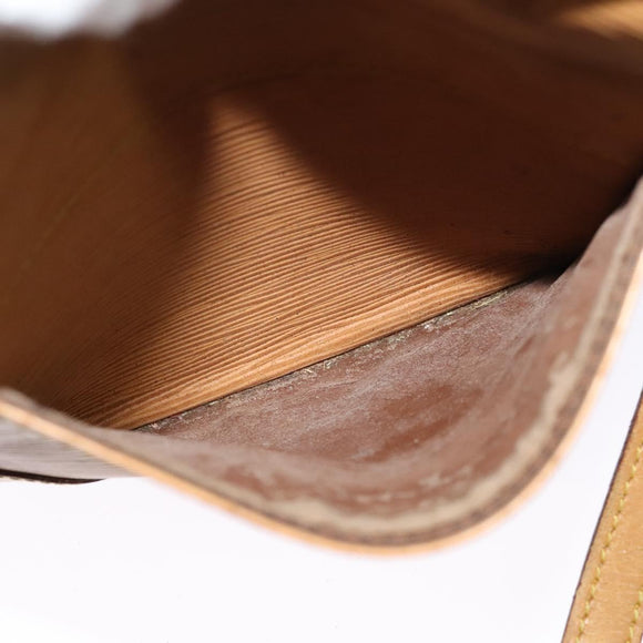 LOUIS VUITTON Epi Danube Shoulder Bag Beige M11910 LV Auth 138762