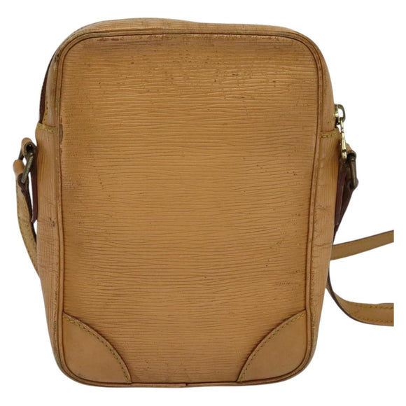 LOUIS VUITTON Epi Danube Shoulder Bag Beige M11910 LV Auth 138762