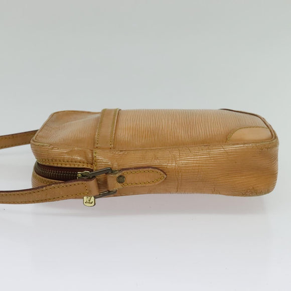 LOUIS VUITTON Epi Danube Shoulder Bag Beige M11910 LV Auth 138762