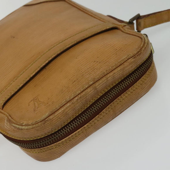 LOUIS VUITTON Epi Danube Shoulder Bag Beige M11910 LV Auth 138762