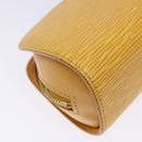 LOUIS VUITTON Epi Dauphine PM Pouch Yellow M48449 LV Auth 138763-16
