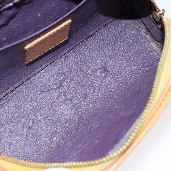 LOUIS VUITTON Epi Dauphine PM Pouch Yellow M48449 LV Auth 138763