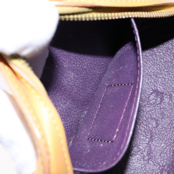 LOUIS VUITTON Epi Dauphine PM Pouch Yellow M48449 LV Auth 138763