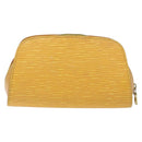 LOUIS VUITTON Epi Dauphine PM Pouch Yellow M48449 LV Auth 138763-2