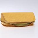 LOUIS VUITTON Epi Dauphine PM Pouch Yellow M48449 LV Auth 138763-5
