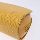 LOUIS VUITTON Epi Dauphine PM Pouch Yellow M48449 LV Auth 138763-7