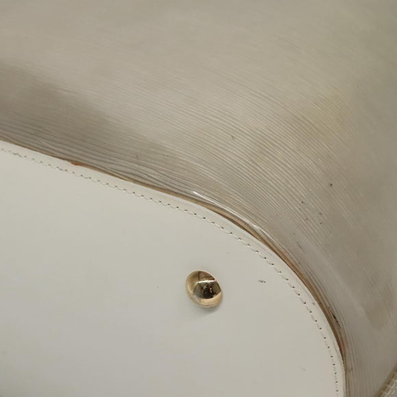 LOUIS VUITTON Epi Plage Lagoon Bay Tote Bag White Clear M92151 LV Auth 138767