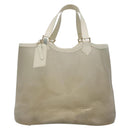 LOUIS VUITTON Epi Plage Lagoon Bay Tote Bag White Clear M92151 LV Auth 138767-13