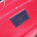 LOUIS VUITTON Monogram Empreinte Pochette Cosmetic PM Navy M69413 LV Auth 138768-17