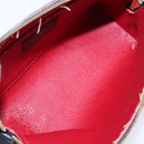 LOUIS VUITTON Monogram Empreinte Pochette Cosmetic PM Navy M69413 LV Auth 138768-10