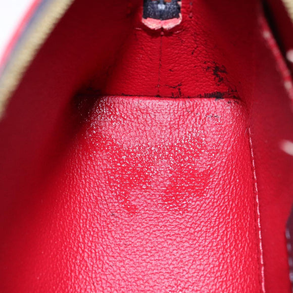 LOUIS VUITTON Monogram Empreinte Pochette Cosmetic PM Navy M69413 LV Auth 138768