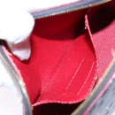 LOUIS VUITTON Monogram Empreinte Pochette Cosmetic PM Navy M69413 LV Auth 138768-20