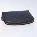 LOUIS VUITTON Monogram Empreinte Pochette Cosmetic PM Navy M69413 LV Auth 138768-5