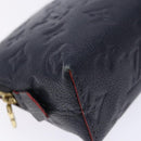 LOUIS VUITTON Monogram Empreinte Pochette Cosmetic PM Navy M69413 LV Auth 138768-7