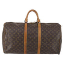 LOUIS VUITTON Monogram Keepall 55 Boston Bag M41424 LV Auth 138770-3