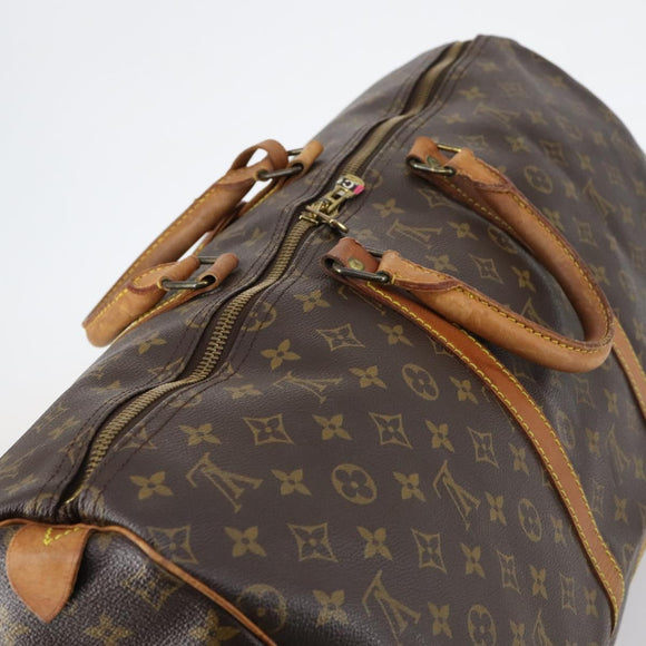 LOUIS VUITTON Monogram Keepall 55 Boston Bag M41424 LV Auth 138770