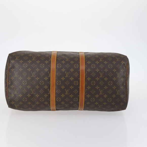 LOUIS VUITTON Monogram Keepall 55 Boston Bag M41424 LV Auth 138770