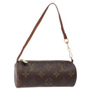 LOUIS VUITTON Monogram Papillon Pouch LV Auth 138782-1
