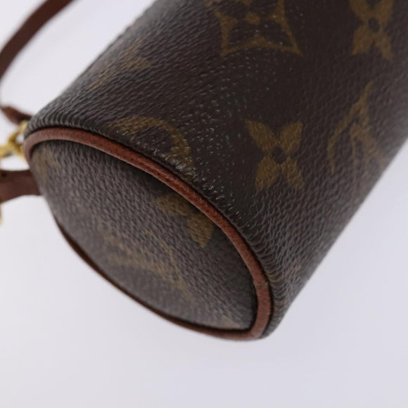LOUIS VUITTON Monogram Papillon Pouch LV Auth 138782