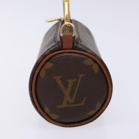 LOUIS VUITTON Monogram Papillon Pouch LV Auth 138782