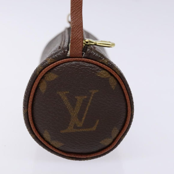 LOUIS VUITTON Monogram Papillon Pouch LV Auth 138782