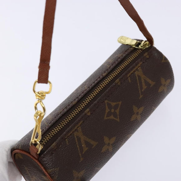 LOUIS VUITTON Monogram Papillon Pouch LV Auth 138782