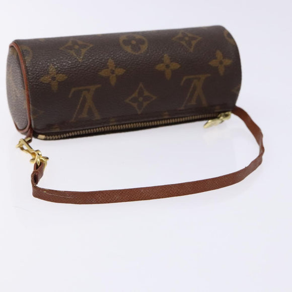 LOUIS VUITTON Monogram Papillon Pouch LV Auth 138782