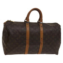 LOUIS VUITTON Monogram Keepall 45 Boston Bag M41428 LV Auth 138784-1