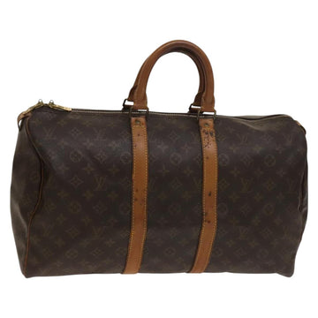 LOUIS VUITTON Monogram Keepall 45 Boston Bag M41428 LV Auth 138784