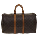 LOUIS VUITTON Monogram Keepall 45 Boston Bag M41428 LV Auth 138784-2