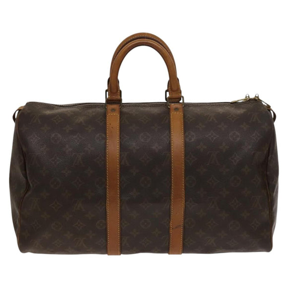 LOUIS VUITTON Monogram Keepall 45 Boston Bag M41428 LV Auth 138784