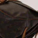 LOUIS VUITTON Monogram Saumur 35 Shoulder Bag M42254 LV Auth 138785-14