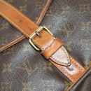 LOUIS VUITTON Monogram Saumur 35 Shoulder Bag M42254 LV Auth 138785-10