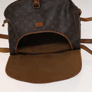 LOUIS VUITTON Monogram Saumur 35 Shoulder Bag M42254 LV Auth 138785-22