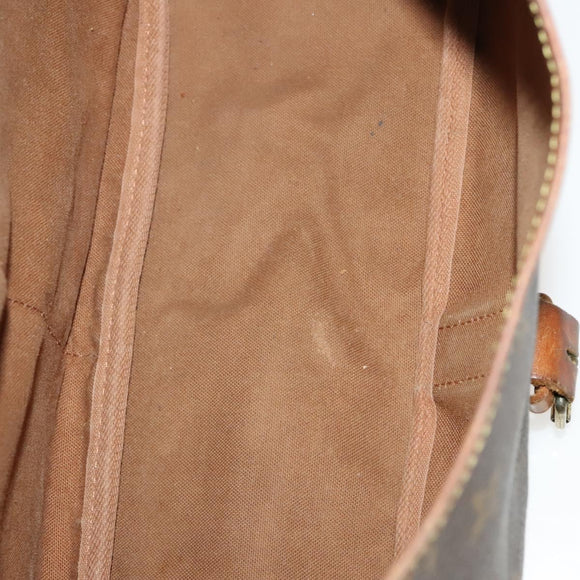 LOUIS VUITTON Monogram Saumur 35 Shoulder Bag M42254 LV Auth 138785